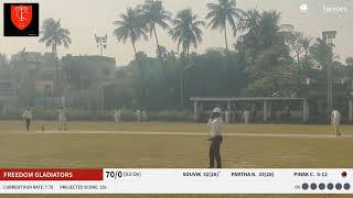 Freedom Gladiators vs Saraswati Live Cricket Match | Season 24-25 CQube League Royal Red Live - Khar