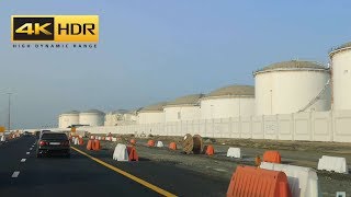 Fujairah Oil Terminal Road Views 4K Driving 🇦🇪