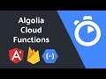 Algolia with Firebase Cloud Functions - Part 2