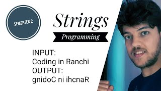 Class 10 ICSE | String programs| String Reverse | computer class 10 icse java | semester 2
