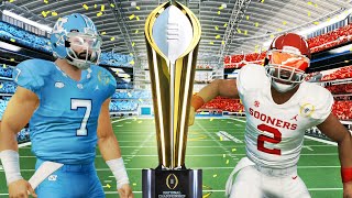 The NATIONAL CHAMPIONSHIP! College Football Playoffs Oklahoma vs UNC | NCAA 14 CFB Revamped Dynasty