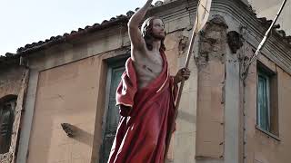 San Costantino Cal. Pasqua 2022. l'AFFRUNTATA (incontro tra Madonna il Cristo Risorto e S.Giovanni).