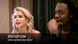 Emily Bett Rickards, Echo Kellum ARROW Interview Comic Con HD