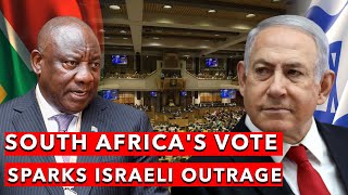 South Africa’s Parliament Votes To Downgrade Ties With Israel