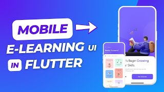 Flutter UI Tutorial | Mobile E-Learning App Design to Code