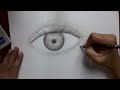 Eye: A Prelude to a Zentangle-inspired Composition || Draw Realistic Eye with Graphite