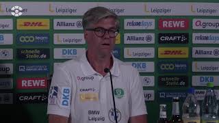 Pressekonferenz nach dem Spiel: SC DHfK Leipzig gegen HSG Wetzlar