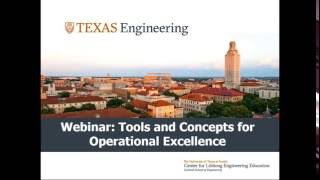 Tools and Concepts for Operational Excellence Achievement!