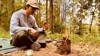 最低限の道具を持ってミニマムなデイキャンプを楽しむ【ソロキャンプVlog／CampingVlog】