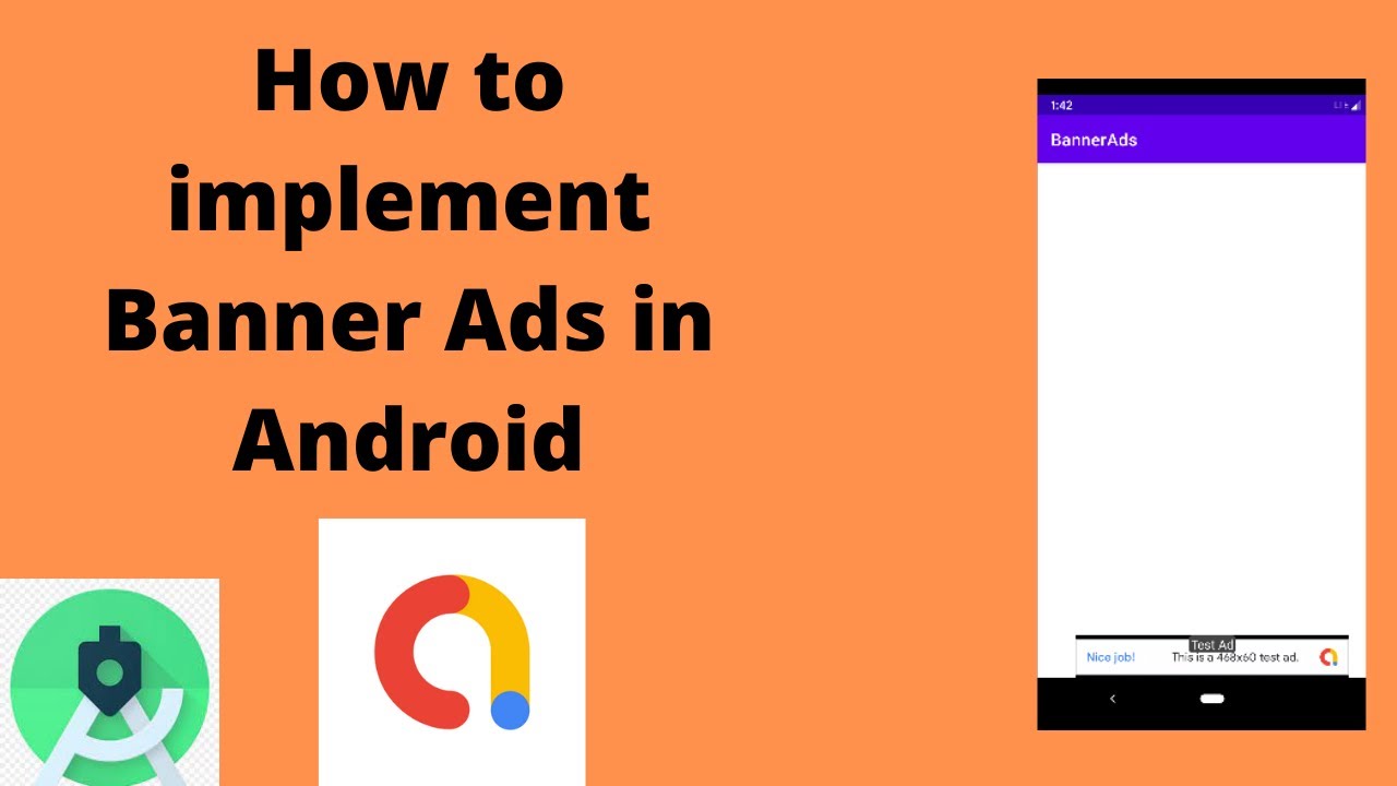 How To Implement Banner Ads In Android Studio | Java| Android Studio ...