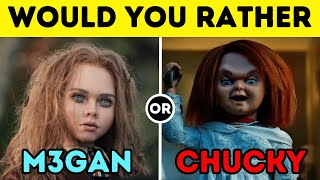 Would You Rather.? Scary Movies 😱 Horror Edition 👻🤡
