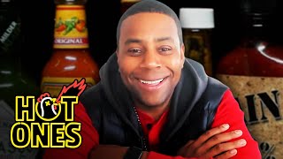 Kenan Thompson Becomes a Card-Carrying Spiceman While Eating Spicy Wings | Hot O