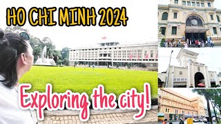 FIRST INTERNATIONAL TRAVEL | HO CHI MINH CITY Vietnam 2024 Day 2 | Ben Thanh Market, Oasis Cafe ..