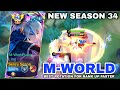 LING M-WORLD FASTHAND ( NEW SEASON 34 ) BEST ROTATION FOR RANK UP FASTER - Ling Mobile Legends