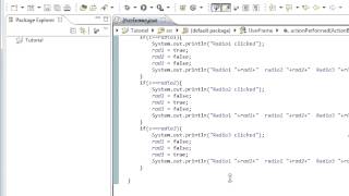 Java programming part 75 GUI : Radio Button ChangeListener and ActionListener