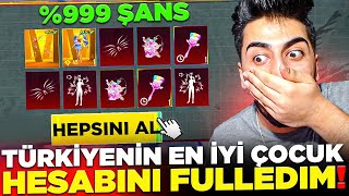 TÜRKİYENİN EN İYİ ÇOCUK HESABINI %999 ŞANSLA FULLEDİM! (1.000 UC İLE NİHAİ ALDIM!) PUBG Mobile