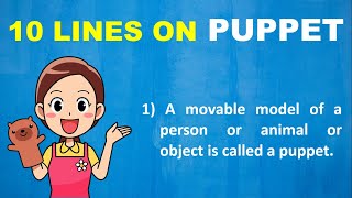 10 Lines on Puppet in English | Few Lines on Puppet