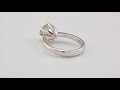 antique diamond 1.81 ct l i1 gia in 18k white gold bucherer ring