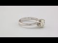 antique diamond 1.81 ct l i1 gia in 18k white gold bucherer ring