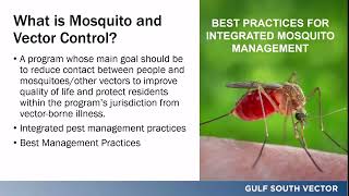 Mosquito and Vector Control Awareness Sept 2024