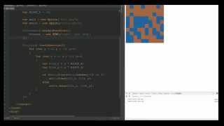 JavaScript HTML Game Development Tutorial 4 / Tile Map Game Engine for RPG or 2D Platformer