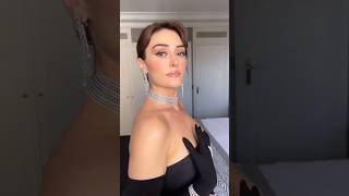 Esra Bilgiç getting ready for the Cannes red carpet   #esrabilgic #cannes #cannes2023 #esrabilgiç