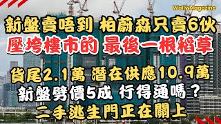 啟德柏蔚森降價租務回報保證，只賣出6伙！新盤購買力殆盡，後果分析，10.9樓潛在供應，7.7萬起緊。發展商劈5成，可行嗎？二手逃生門已關？