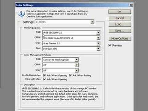 Color Settings In Photoshop CS3 For Lab Printing Color Settings In Photoshop CS3 For Lab Printing