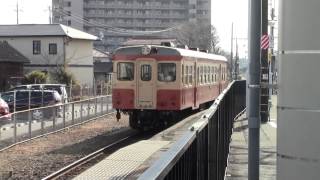 ひたちなか海浜鉄道キハ205 湊線普通列車 勝田駅到着@2013.1.13