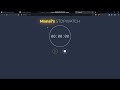 Simple Stopwatch using HTML, CSS and JAVASCRIPT.