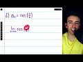 limit of a sequence problems calculus 2 exercises