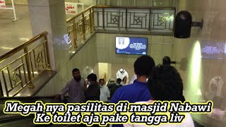 Megah nya pasilitas masjid Nabawi