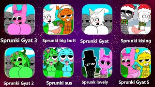 Sprunki Gyat 2, Sprunki Love Sus Mod, Sprunki Kissing, Edition Sigma, Sprunki Edition Sinner Love