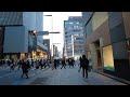 【4k】night walk tokyo🇯🇵 ginza nihonbashi tokyo sta. at dusk ultra hd