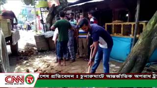 cnnbdtv.net  ট্রাইব্যুনালের প্রসিকিউটর  ব্যারিস্টার সুমনের নিজ উদ্যোগে রাস্তা সংস্কার