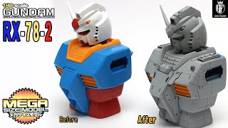 (Eng sub) [Mega size custom] 메가퍼스트의 갑빠를 성형시켜보자. RX-78-2 #4 Upper body1