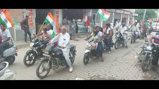 Uchana mandi (jind) Haryana me Tringa yatra 15.8.2022