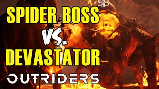 Outriders Spider Boss Guide - How to beat Molten Acari as Devastator