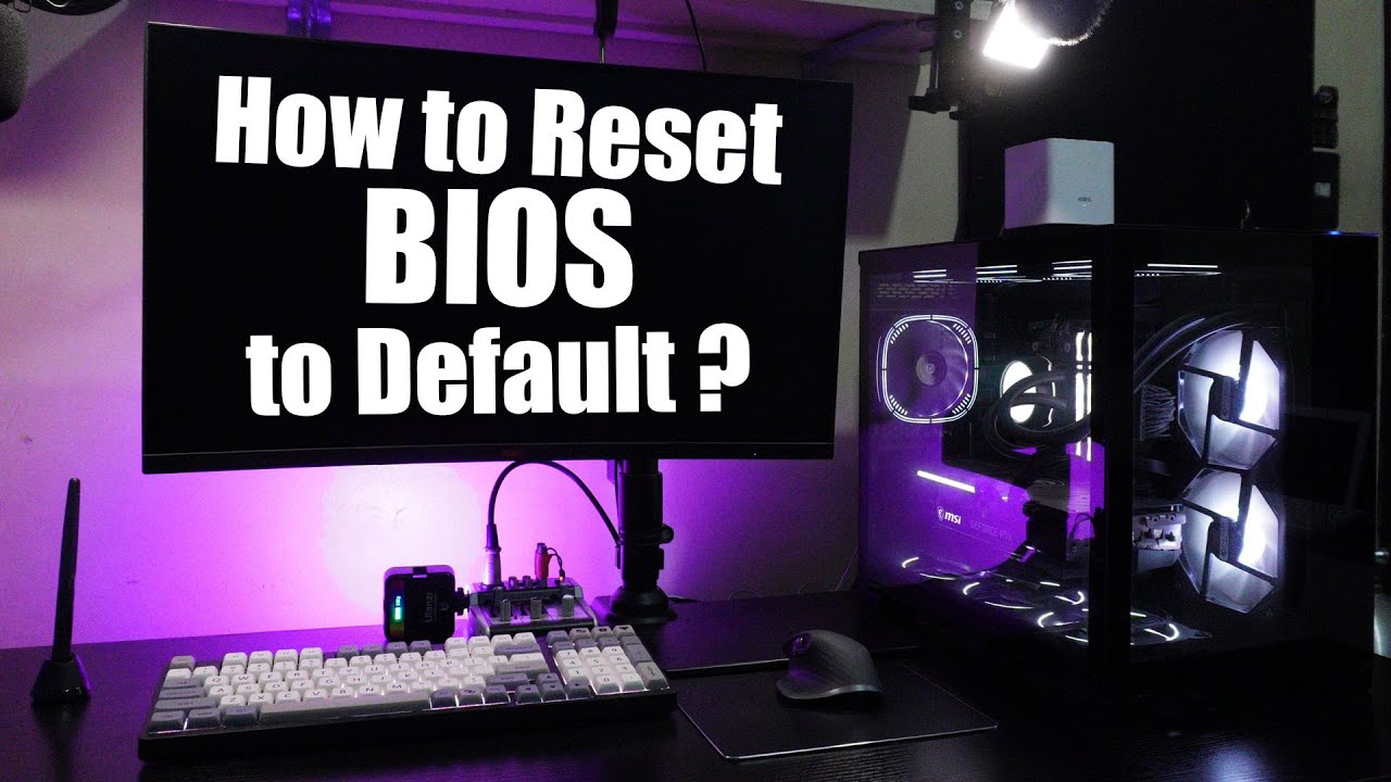 How To Reset Bios To Default Settings In 1 Minute? - YouTube