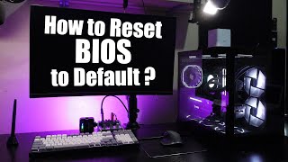 How to reset bios to default settings in 1 minute?