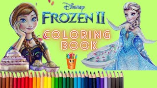 Coloring Elsa and Anna frozen 2