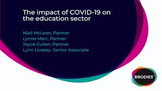 The impact of COVID 19 on the education sector