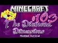 "I BECOME THE KING!" | Diamond Dimensions Modded Survival #103 | Minecraft