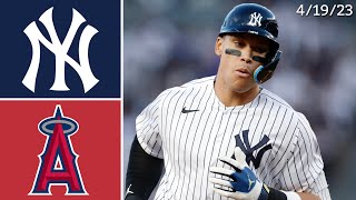 New York Yankees vs Los Angeles Angels | Game Highlights | 4/19/23
