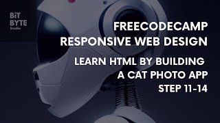 FreeCodeCamp Responsive Web Design : Cat Photo App Solution Step 11-14