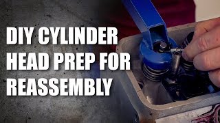 DIY LS1/LT1/SBC Cylinder head disassembly and valve lapping / valve Job \