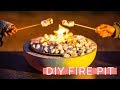 DIY Summer Concrete Fire Pit