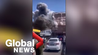 Fireworks explosion in Armenian shopping mall kills 1, injures at least 45