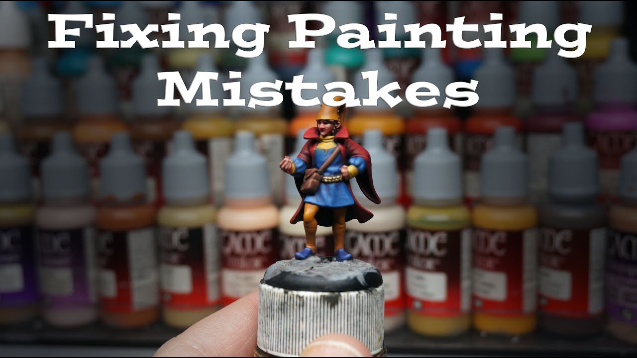 Fixing Improving Miniature Painting Mistakes Youtube