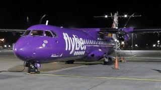 FlyBe ATR 72-500 Ronaldsway, Isle of Man to Liverpool | Full Flight